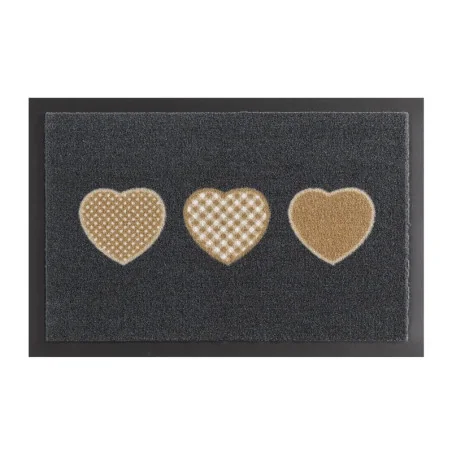 Mata Wejściowa Serca Printy 102508 Szary Brązowy – widok ogólny