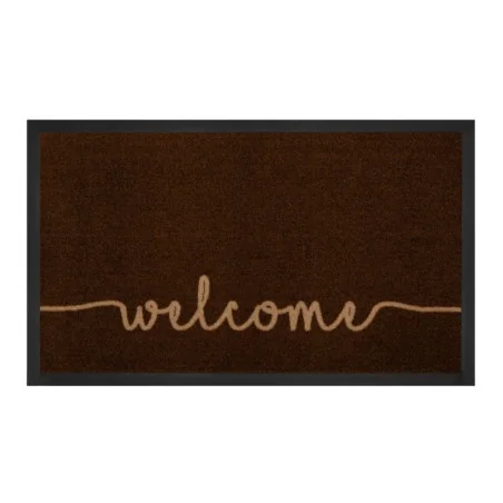 Mata Wejściowa Welcome Printy 103795 Ciemno Brązowy Beżowy – widok ogólny