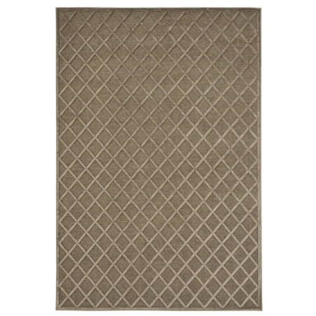 Dywan Wiskoza Z Połyskiem Shine 103508 Brązowy – widok ogólny – wzór skandynawski