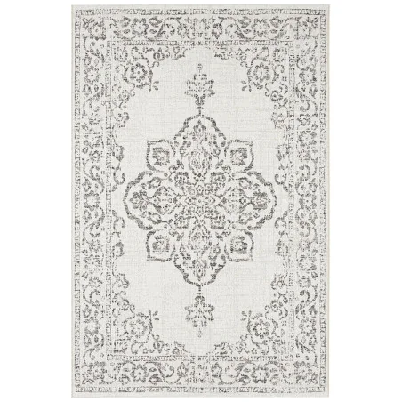 Dywan Zewnętrzny / Płasko Tkany Beach 103855 Kremowy Szary Anthrazit – widok ogólny – wzór klasyczny