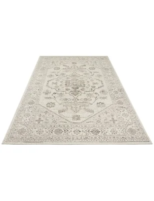 Dywan Zewnętrzny / Płasko Tkany Beach 103840 Kremowy Taupe – aranżacja w salonie