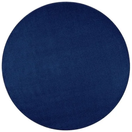 Dywan Granatowy Jednokolorowy Nasty Okrągły 104447 Ciemno Niebieski – widok ogólny