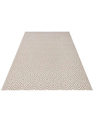 Dywan Zewnętrzny / Płasko Tkany Meadow 102471 Szary – widok z góry