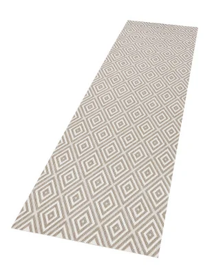 Dywan Zewnętrzny / Płasko Tkany Meadow 102471 Szary – nowoczesny design z bliska – styl minimalistyczny