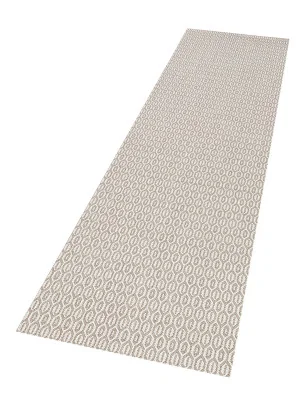 Dywan Zewnętrzny / Płasko Tkany Meadow 102475 Szary – nowoczesny design z bliska – styl minimalistyczny