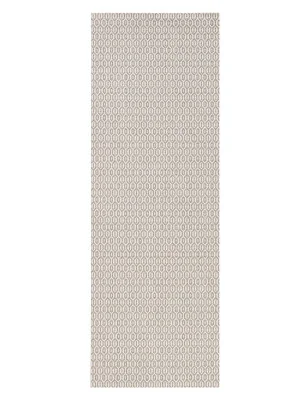 Dywan Zewnętrzny / Płasko Tkany Meadow 102475 Szary – nowoczesny design z bliska – styl minimalistyczny