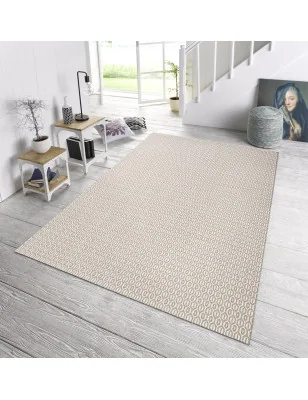 Dywan Zewnętrzny / Płasko Tkany Meadow 102475 Szary – nowoczesny design z bliska – styl minimalistyczny