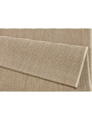 Dywan Zewnętrzny / Płasko Tkany Meadow 102727 Beżowy – zbliżenie na teksturę – idealny do: na balkon