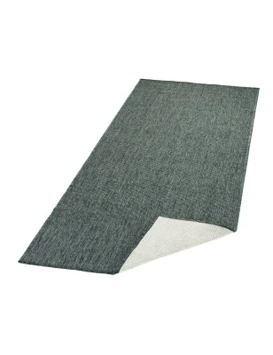 Dywan Dwustronny / Zewnętrzny Twin 103095 Zielony – nowoczesny design z bliska – styl gładki