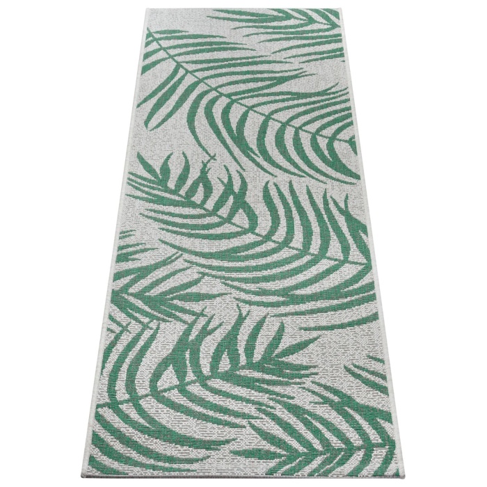 Dywan Zewnętrzny / Płasko Tkany Jaffa 105246 Emerald Green Cream