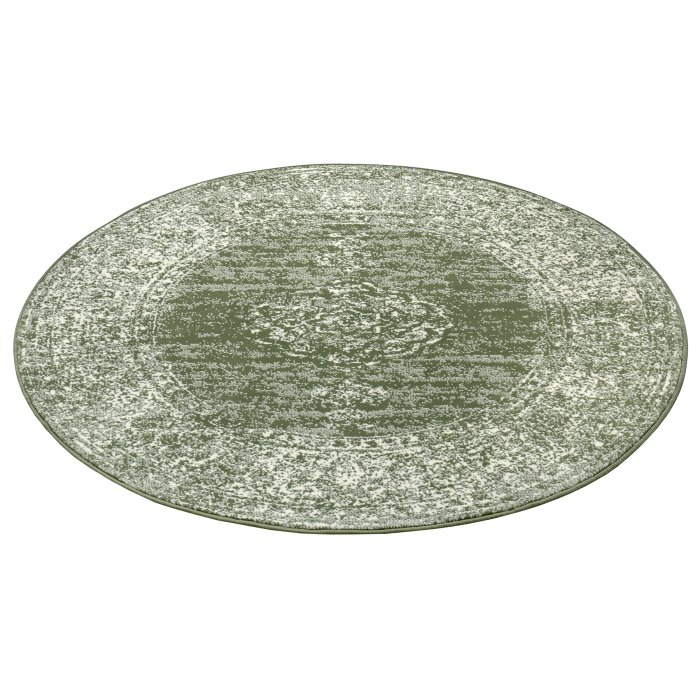 Dywan Klasyczny Okrągły Glorıa 105519 Green Okrągły