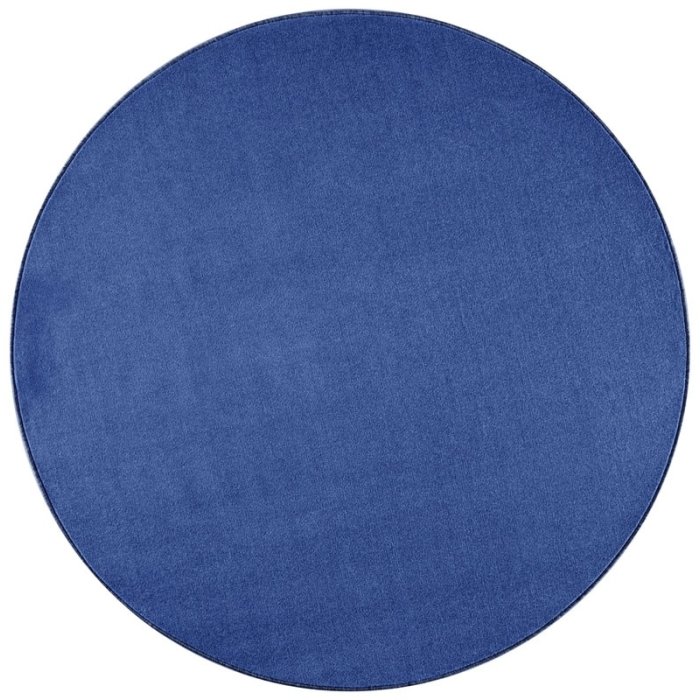 Dywan Niebieski Jednokolorowy Nasty Okrągły 101153 Blue