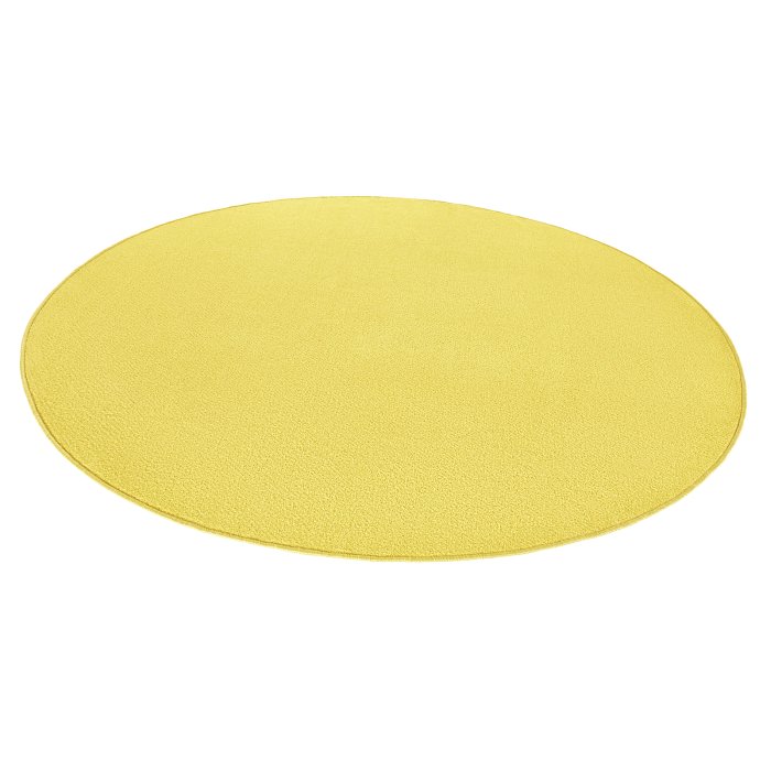 Dywan Jednokolorowy Fancy Okrągły 103002 Yellow