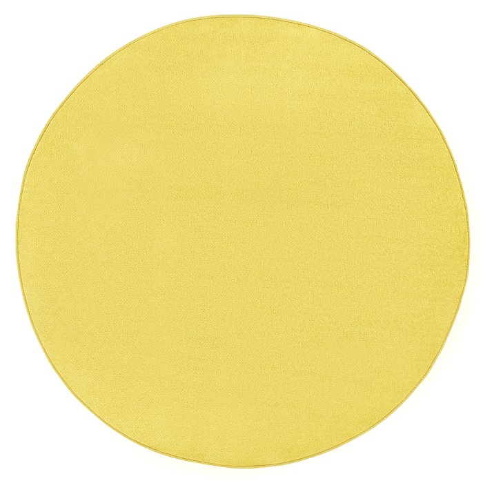 Dywan Jednokolorowy Fancy Okrągły 103002 Yellow