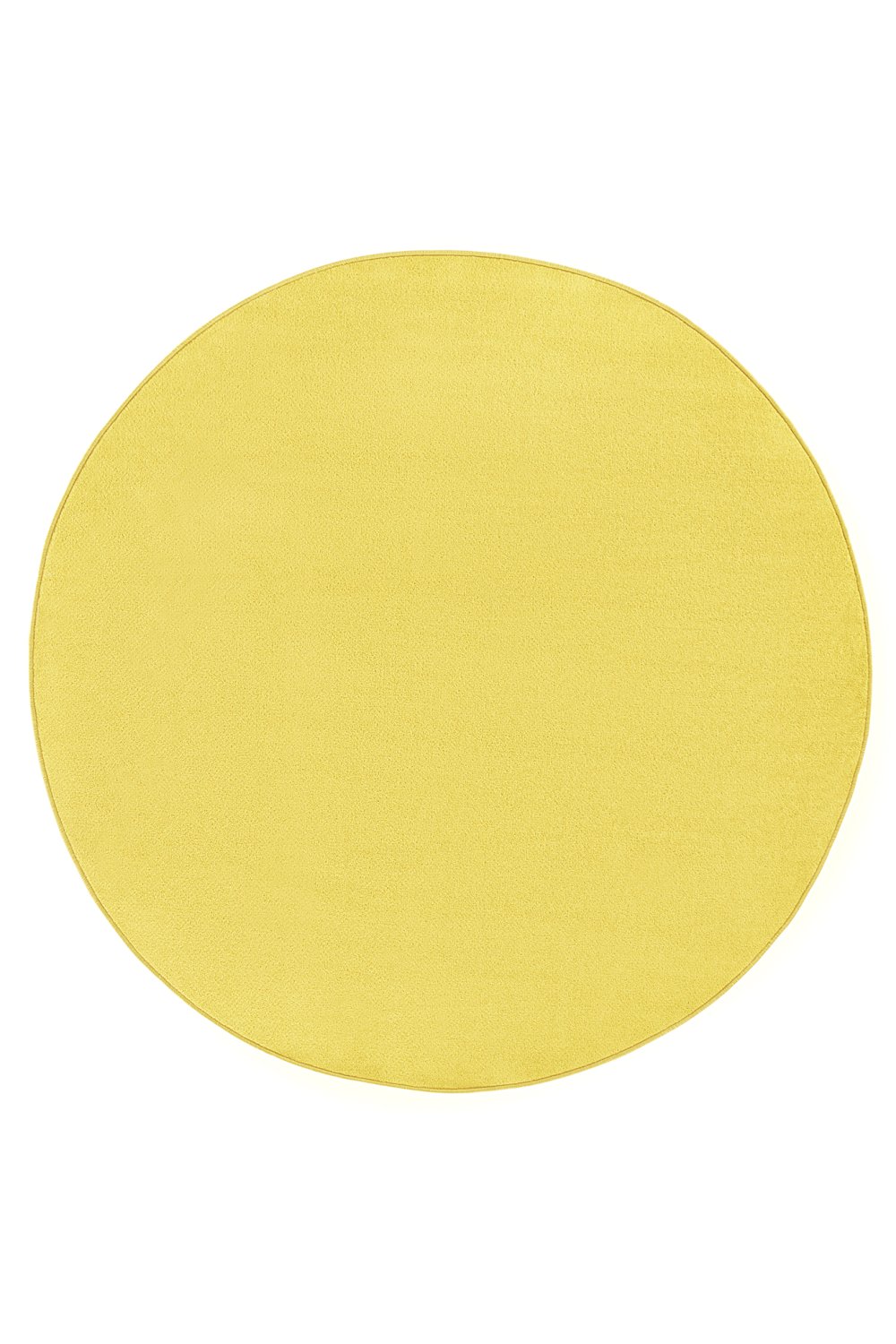 Dywan Jednokolorowy Fancy Okrągły 103002 Yellow