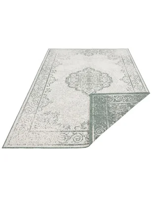 Dywan Dwustronny / Zewnętrzny Twinsupreme 103869 Zielony Kremowy – aranżacja w salonie