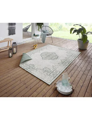 Dywan Dwustronny / Zewnętrzny Twinsupreme 103869 Zielony Kremowy – widok z góry