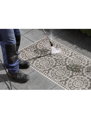 Dywan Dwustronny / Zewnętrzny Twinsupreme 104128 Szary Kremowy – widok z góry