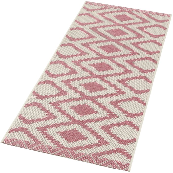 Dywan Zewnętrzny / Płasko Tkany Botany 103310 Pink