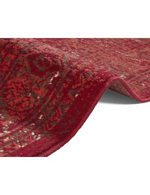 Dywan Vintage Celebration 103467 Czerwony – zbliżenie na teksturę – idealny do: do sypialni