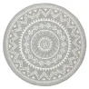 Dywan Nowoczesny Boho Celebration Okrągły 103444 Szary – widok ogólny – wzór boho