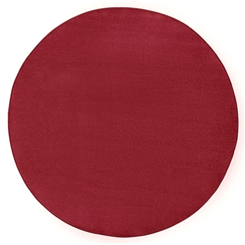 Dywan Jednokolorowy Fancy Okrągły 103012 Czerwony
