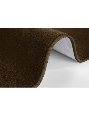 Dywan Brązowy Jednokolorowy Nasty 101154 Brązowy – zbliżenie na teksturę – idealny do: do sypialni