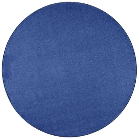 Dywan Niebieski Jednokolorowy Nasty Okrągły 101153 Niebieski – widok ogólny