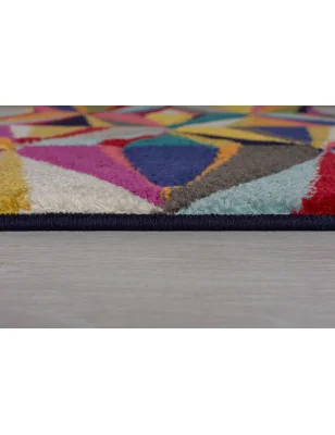 Chodnik Nowoczesny Spectrum Danza Wielokolorowy – aranżacja w salonie