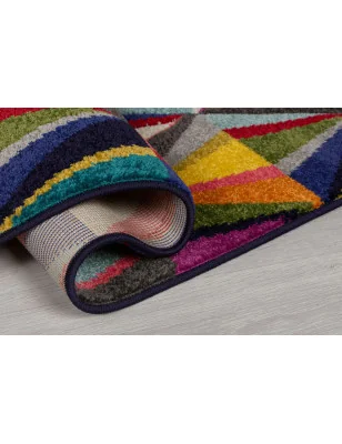 Chodnik Nowoczesny Spectrum Danza Wielokolorowy – widok z góry