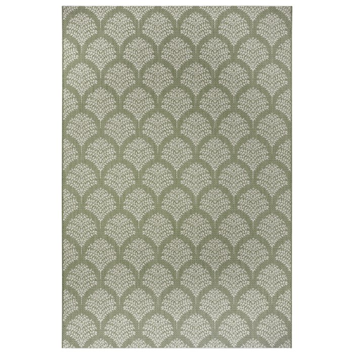 Dywan Zewnętrzny / Płasko Tkany Flach 104868 Green Cream