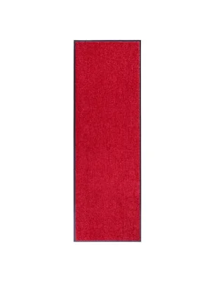 Mata Wejściowa Czerwona Wash & Clean 101466 Bordeaux – detal krawędzi dywanu