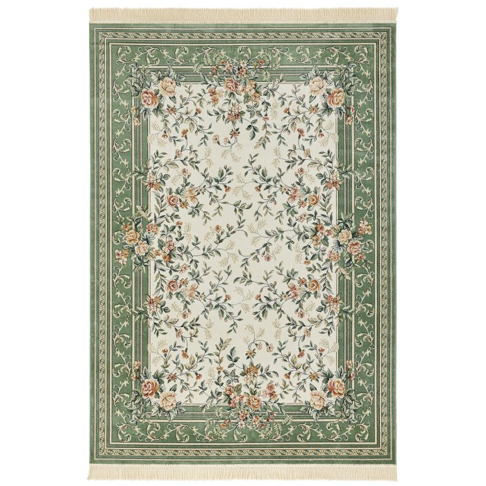 Dywan Klasyczny Naveh Z Wiskozy 104369 Cream Green