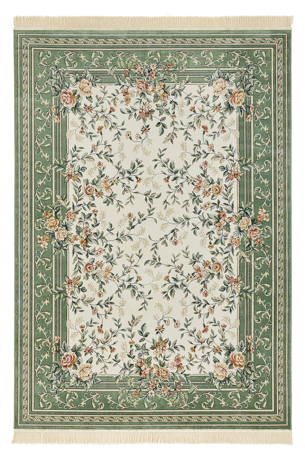 Dywan Klasyczny Naveh Z Wiskozy 104369 Cream Green