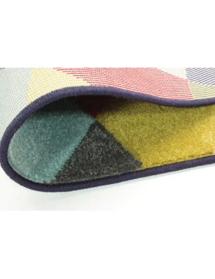 Dywan Nowoczesny Spectrum Samba Wielokolorowy – aranżacja w salonie