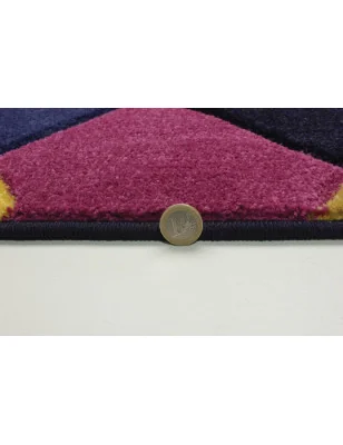 Dywan Nowoczesny Spectrum Samba Wielokolorowy – widok z góry