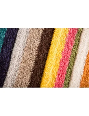 Dywan Nowoczesny Paska Spectrum Tango Wielokolorowy – detal krawędzi dywanu