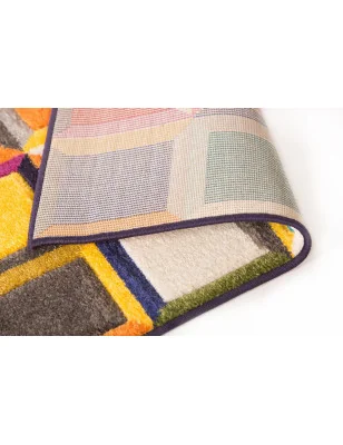 Dywan Nowoczesny Spectrum Waltz Wielokolorowy – widok z góry