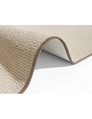 Chodniki Dywanowe Antypoślizgowy Guma Boucle 104434 Beżowy – zbliżenie na teksturę – idealny do: do sypialni