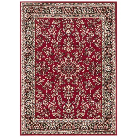 Dywan Klasyczny Welurowy Kurzflor 104352 Czerwony – widok ogólny