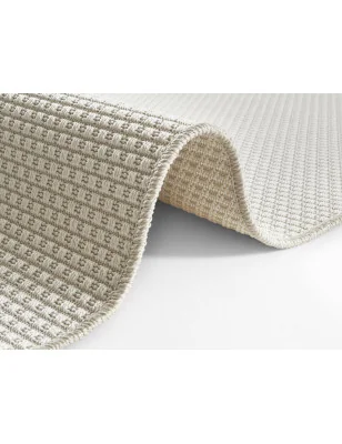 Dywan Kremowy Jednokolorowy Nature 104270 İvory – zbliżenie na teksturę – idealny do: do sypialni