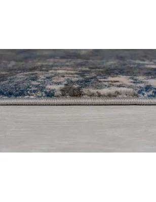 Dywan Nowoczesny Cocktail Wonderlust Niebieski/Szary – aranżacja w salonie