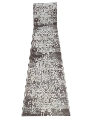 Chodnik Elite Z Obszyciem Na Wymiar 8753 Beżowy – widok ogólny