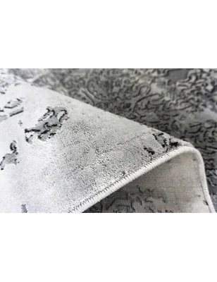 Chodnik Elite Z Obszyciem Na Wymiar 8754 Szary – widok z góry