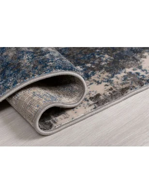 Dywan Nowoczesny Cocktail Wonderlust Niebieski/Szary – widok z góry