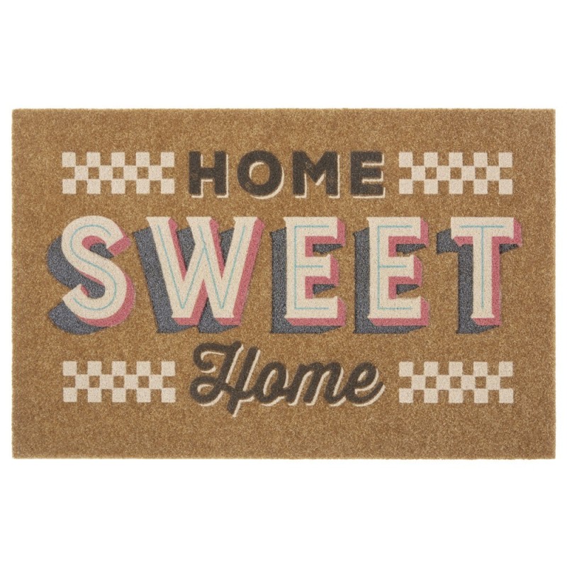 Mata Wejściowa Home Sweet Home Kokos-Look 104659 Brązowy Kremowy