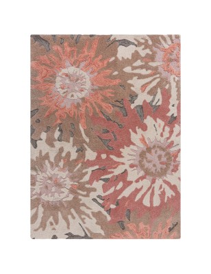 Dywan Nowoczesny Zest Soft Floral Terracotta