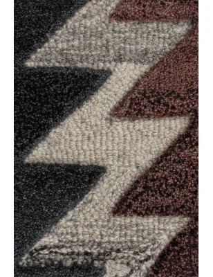 Dywan Wełniany Moda Archer Wielokolorowy – detal krawędzi dywanu