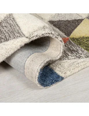 Dywan Wełniany Moda Amari Natural/Wielokolorowy – aranżacja w salonie