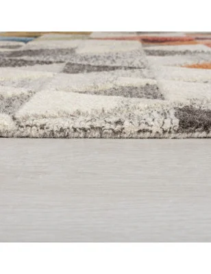 Dywan Wełniany Moda Amari Natural/Wielokolorowy – ułożony na podłodze – pasuje do: na korytarz